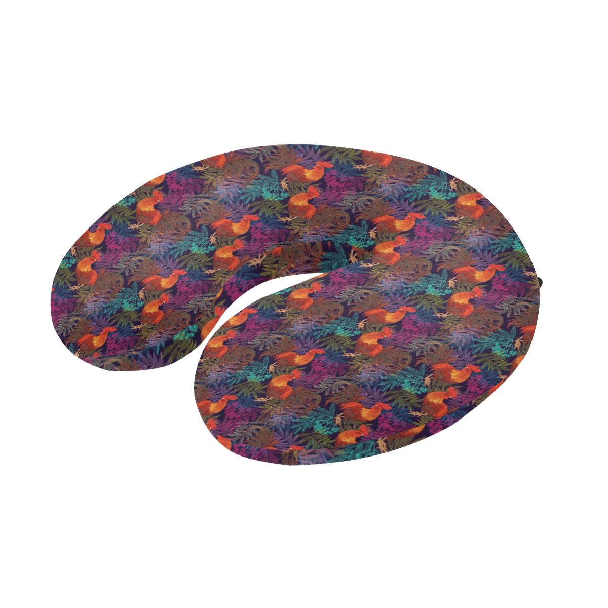 Rooster Print Style U-Shaped Travel Neck Pillow-JTAMIGO.COM