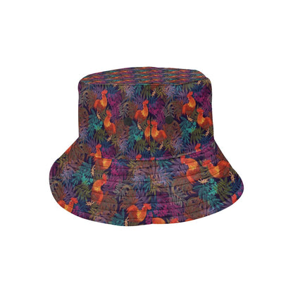Rooster Print Style Unisex Bucket Hat