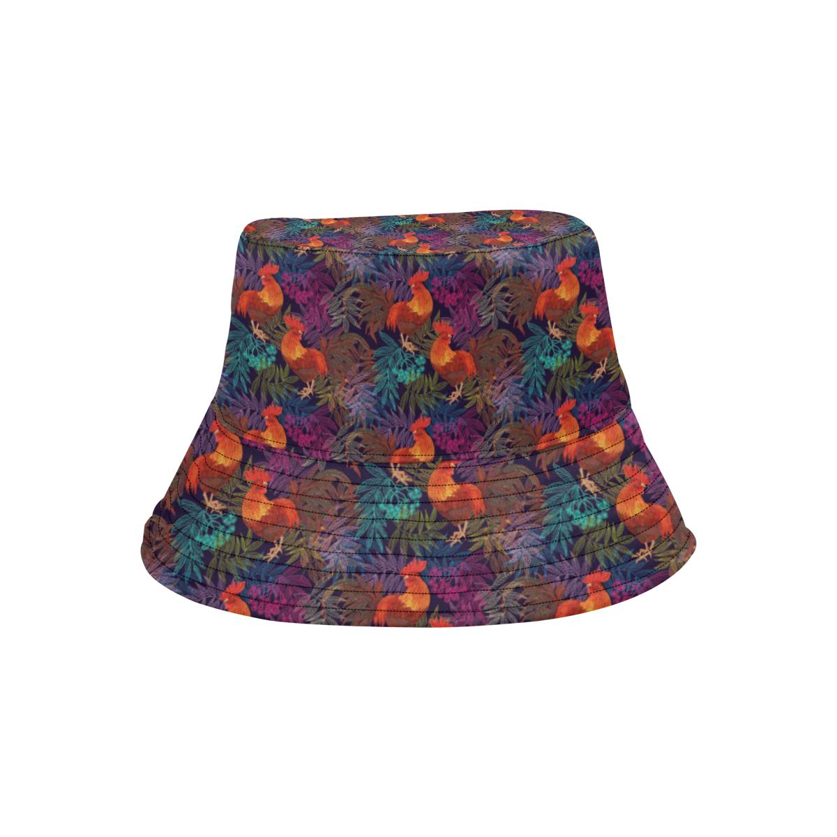 Rooster Print Style Unisex Bucket Hat