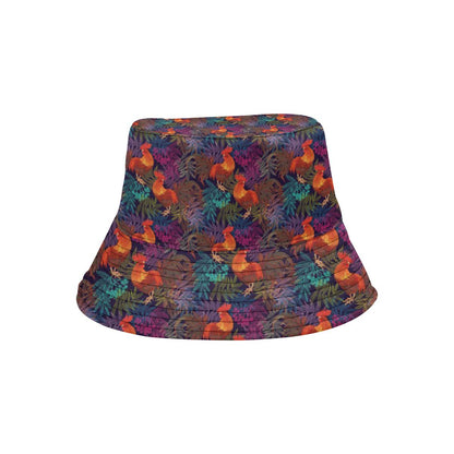 Rooster Print Style Unisex Bucket Hat