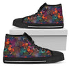 Rooster Print Style Women High Top Shoes