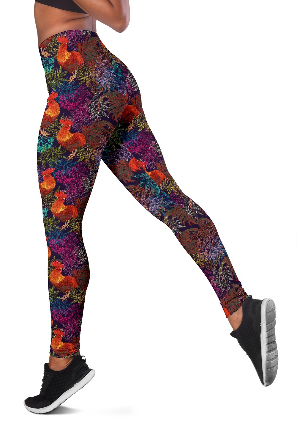 Rooster Print Style Women Leggings
