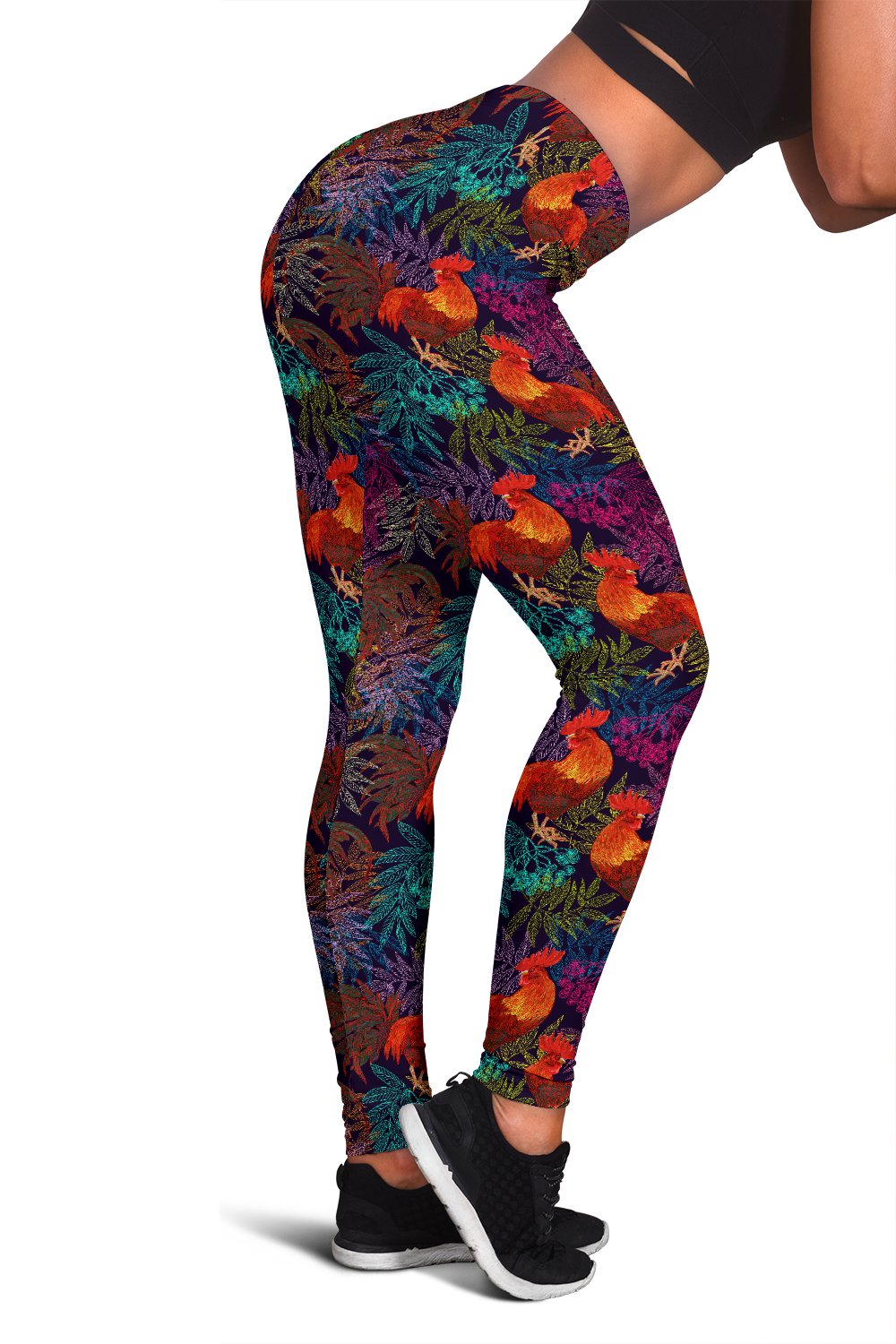 Rooster Print Style Women Leggings