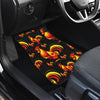 Rooster Print Themed Car Floor Mats