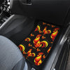 Rooster Print Themed Car Floor Mats