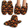 Rooster Print Themed House Slippers