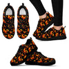 Rooster Print Themed Women Sneakers Shoes