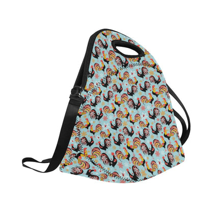 Rooster Themed Design Neoprene Lunch Bag (Model 1669)(Large)-JTAMIGO.COM