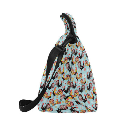 Rooster Themed Design Neoprene Lunch Bag (Model 1669)(Large)-JTAMIGO.COM