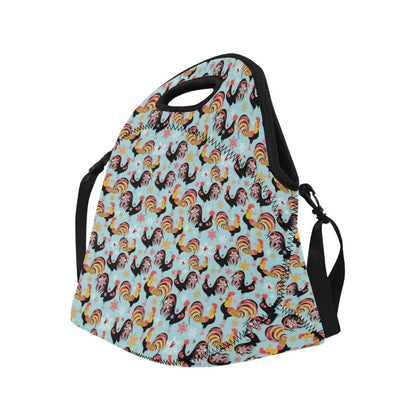 Rooster Themed Design Neoprene Lunch Bag (Model 1669)(Large)-JTAMIGO.COM
