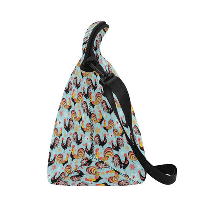 Rooster Themed Design Neoprene Lunch Bag (Model 1669)(Large)-JTAMIGO.COM