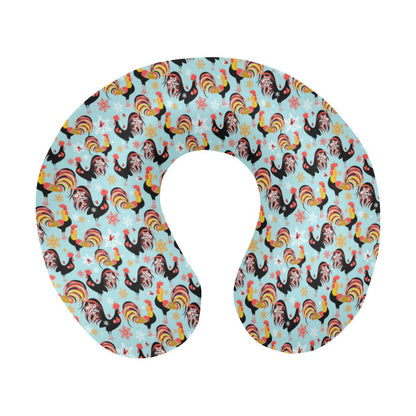 Rooster Themed Design U-Shaped Travel Neck Pillow-JTAMIGO.COM