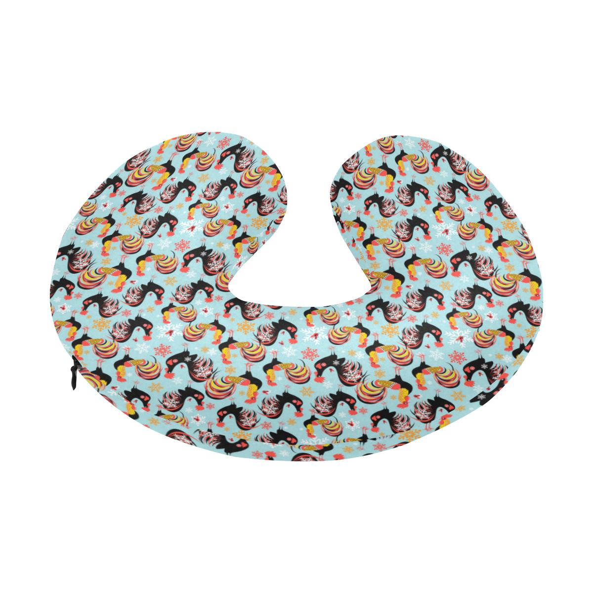 Rooster Themed Design U-Shaped Travel Neck Pillow-JTAMIGO.COM