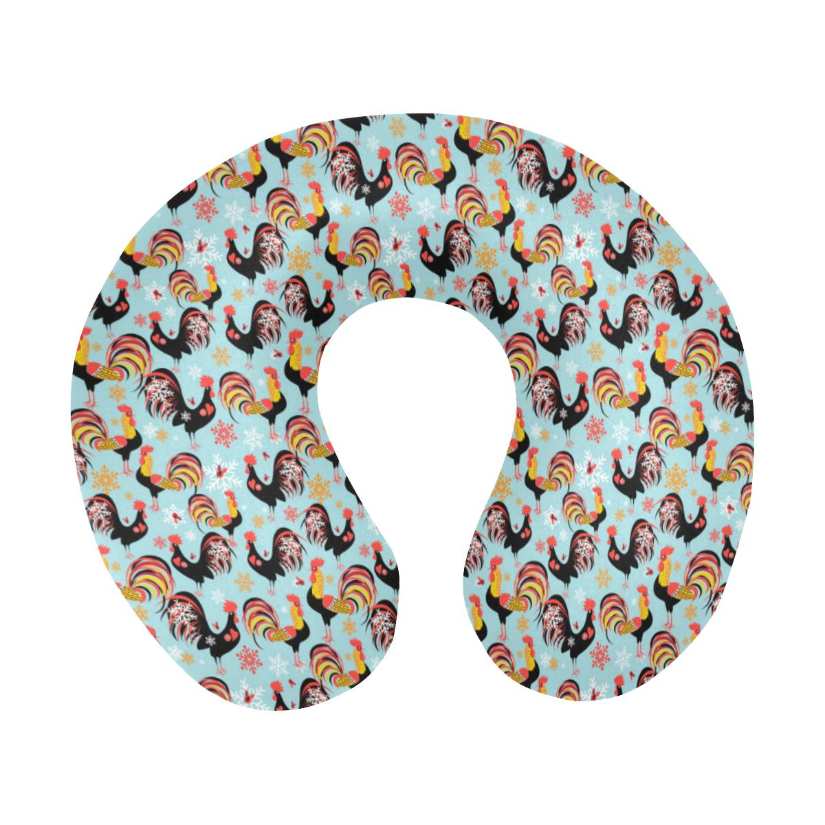 Rooster Themed Design U-Shaped Travel Neck Pillow-JTAMIGO.COM
