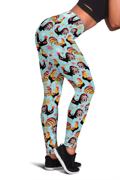 Rooster Themed Design Women Leggings