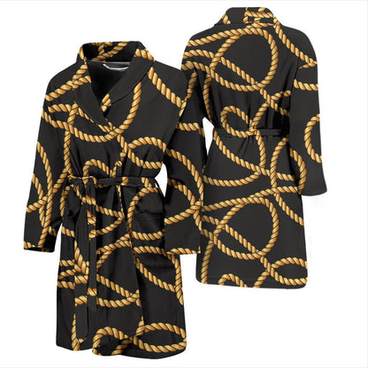 Rope Pattern Print Design A04 Men Bathrobe-JORJUNE.COM