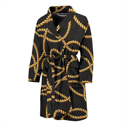 Rope Pattern Print Design A04 Men Bathrobe-JORJUNE.COM