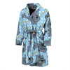 Schnauzers Pattern Print Design A02 Men Bathrobe-JORJUNE.COM