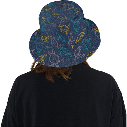 Sea Turtle Baby Print Unisex Bucket Hat