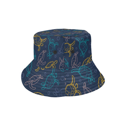 Sea Turtle Baby Print Unisex Bucket Hat