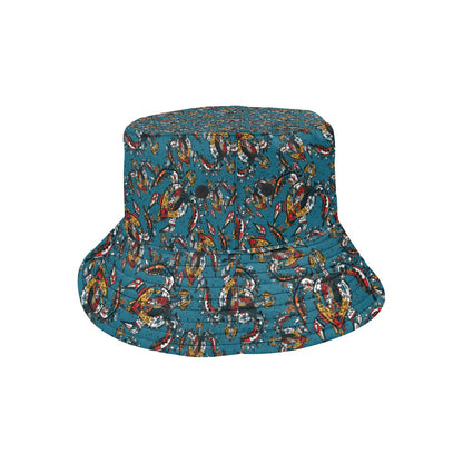 Sea Turtle Tribal Colorful Hand Drawn Unisex Bucket Hat
