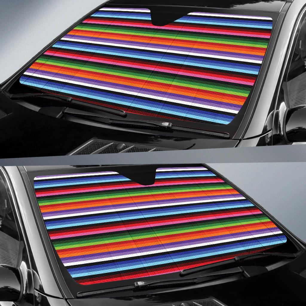 Serape Design Car Sun Shade For Windshield