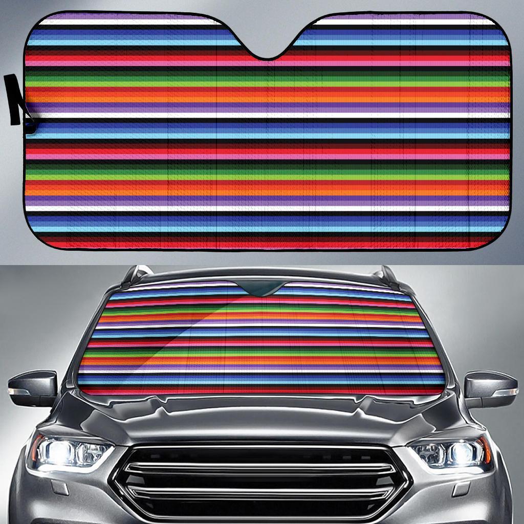 Serape Design Car Sun Shade For Windshield
