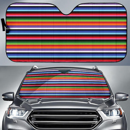 Serape Design Car Sun Shade For Windshield