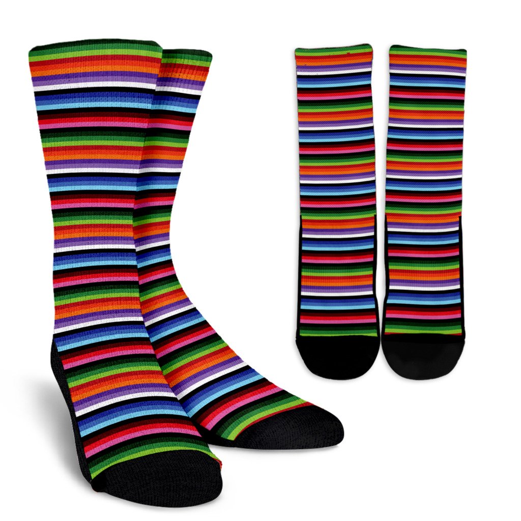 Serape Design Crew Socks