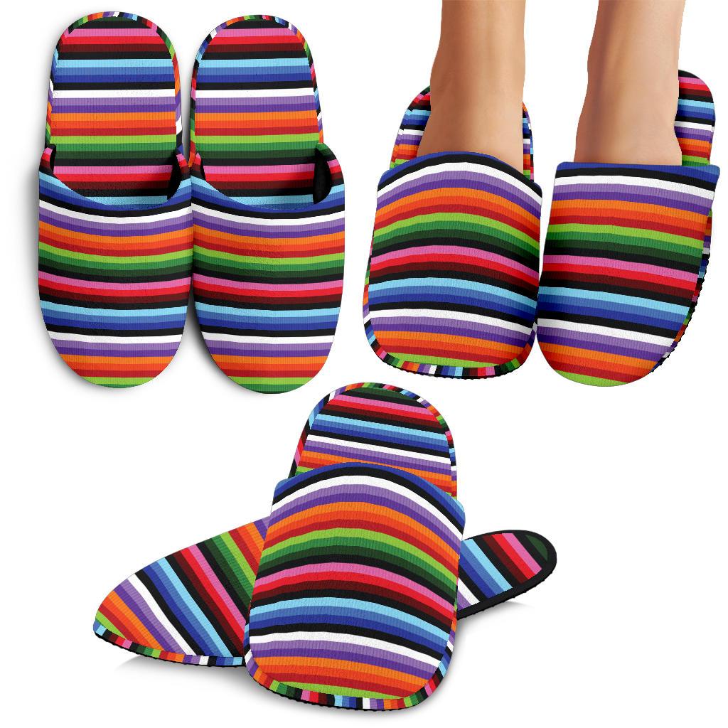 Serape Design House Slippers