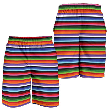 Serape Design Mens Shorts-JTAMIGO.COM
