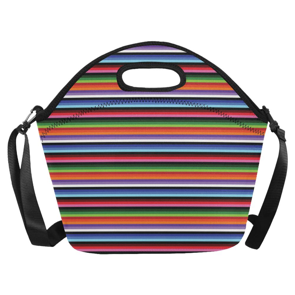 Serape Design Neoprene Lunch Bag (Model 1669)(Large)-JTAMIGO.COM