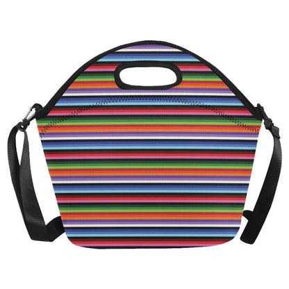 Serape Design Neoprene Lunch Bag (Model 1669)(Large)-JTAMIGO.COM