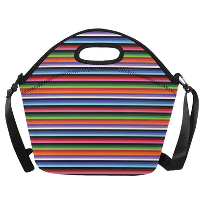 Serape Design Neoprene Lunch Bag (Model 1669)(Large)-JTAMIGO.COM
