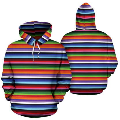 Serape Design Pullover Hoodie