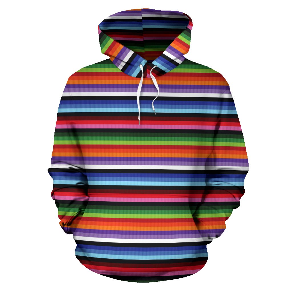 Serape Design Pullover Hoodie