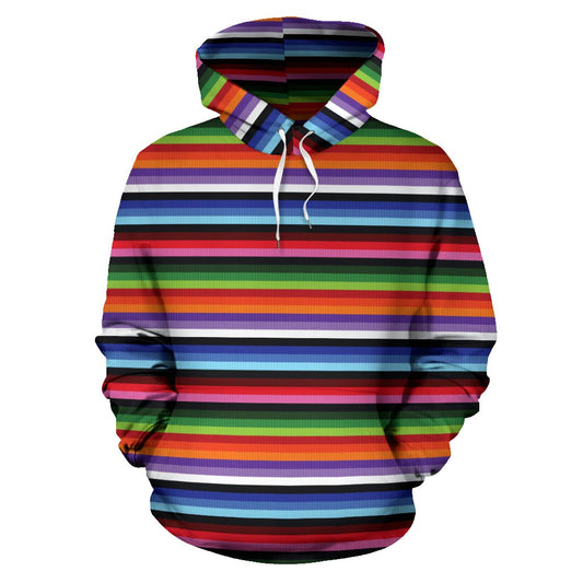 Serape Design Pullover Hoodie