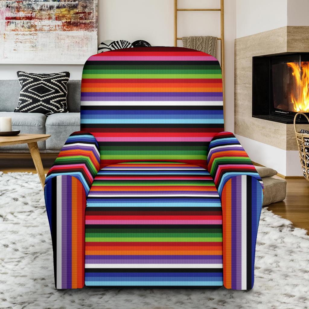 Serape Design Single Sofa Slipcover -JTAMIGO.COM