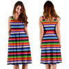 Serape Design Sleeveless Dress