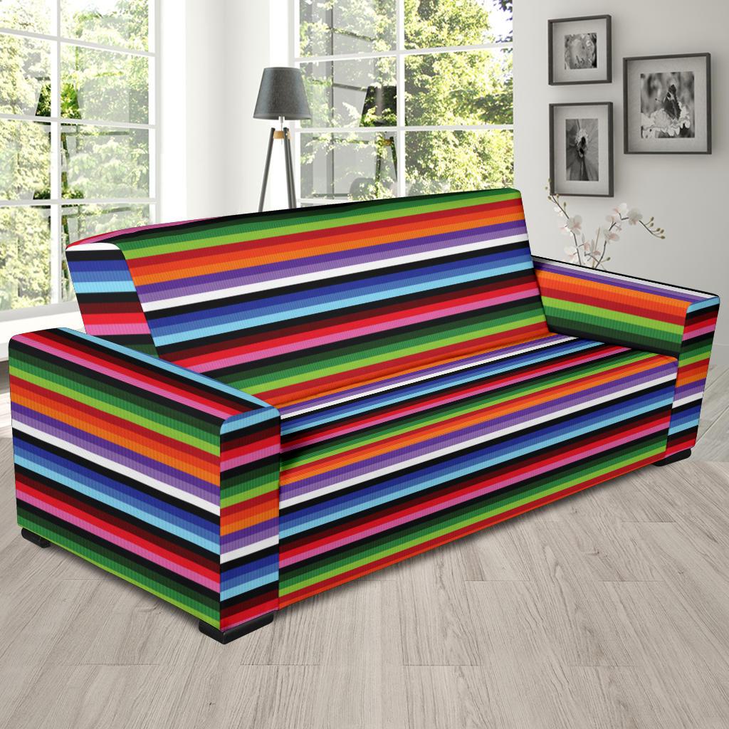Serape Design Sofa Slipcover-JTAMIGO.COM