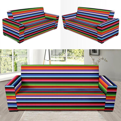 Serape Design Sofa Slipcover-JTAMIGO.COM