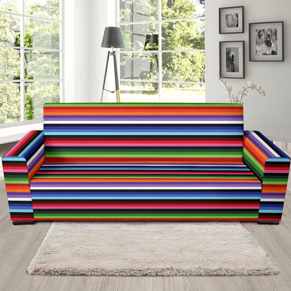 Serape Design Sofa Slipcover-JTAMIGO.COM