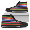 Serape Design Women High Top Shoes