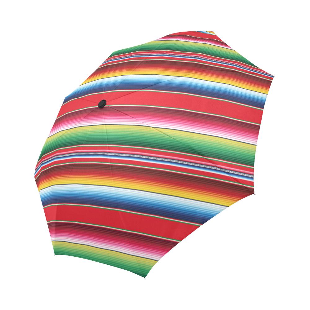 Serape Pattern Automatic Foldable Umbrella