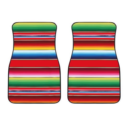 Serape Pattern Car Floor Mats