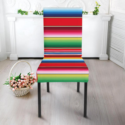 Serape Pattern Dining Chair Slipcover-JTAMIGO.COM