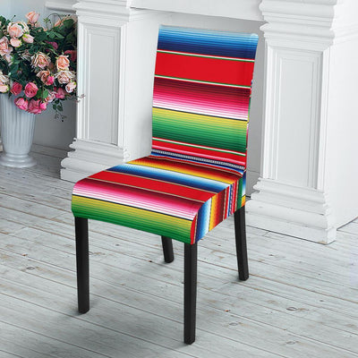 Serape Pattern Dining Chair Slipcover-JTAMIGO.COM