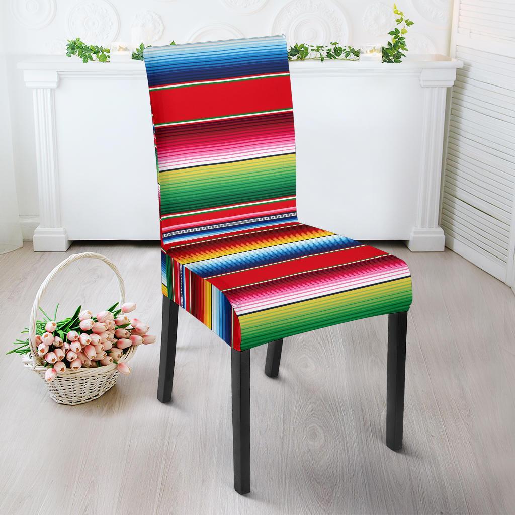 Serape Pattern Dining Chair Slipcover-JTAMIGO.COM