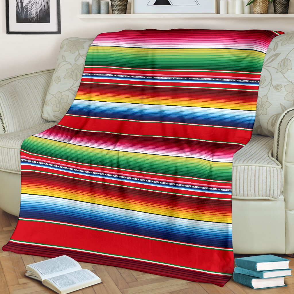 Serape Pattern Fleece Blanket
