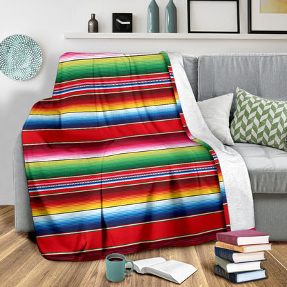 Serape Pattern Fleece Blanket